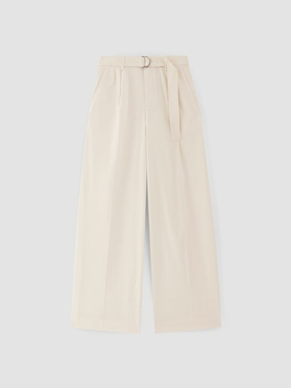 Everlane Pleated Wide Leg Chino White Size 8